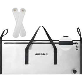 Insulated Fish Bag Cooler Leakproof Fish Kill Bag with 2 Reusable Cooler Ice Packs Portable Waterproof Fish Bag