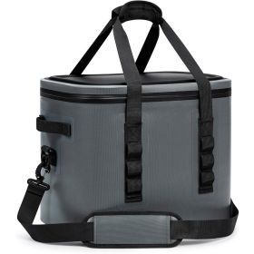 Soft Cooler 30 Cans Cooler Bag Insulated 100% Leak Proof Waterproof Beach Cooler Portable Lightweight Camping